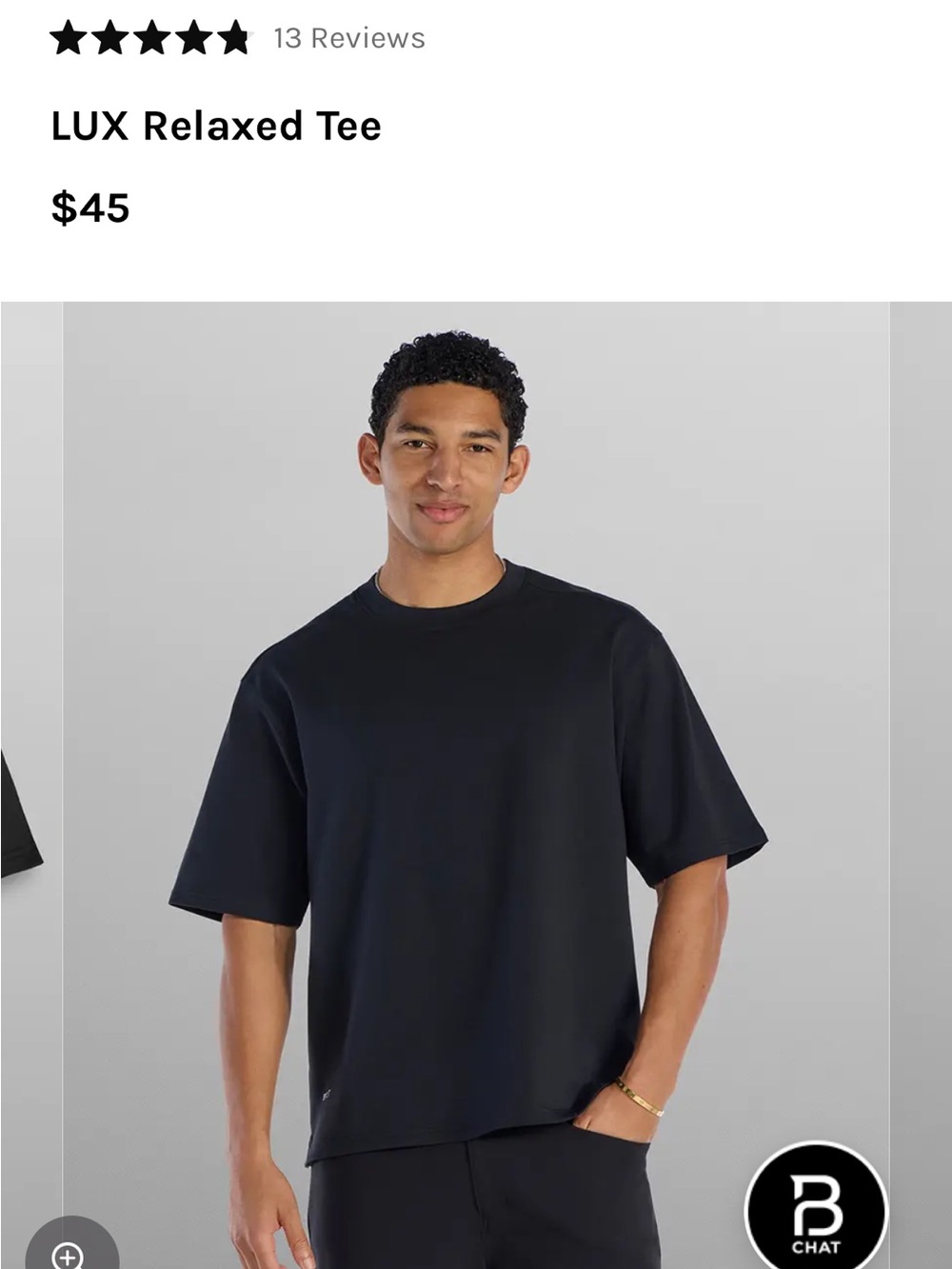 BYLT Basics LUX Relaxed Tee